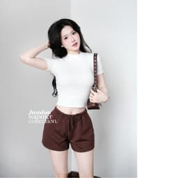 Quần Short Nỉ Umi Hàn Mịn Mát Mùa Hè Basic Nhiều Màu JUSTDUN - H12 4