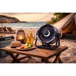 Quạt tích điện tuần hoàn TIROSS TS2285 pin 20000mAh đường kính 25cm chạy 4-15h 9