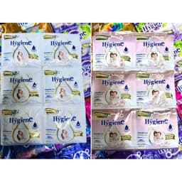 Combo 5 dây(60 gói) nước xả vải chuẩn Thái Hygiene các màu 20ml 3