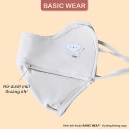 Khẩu Trang Trẻ Em 2-9 Tuổi Chống Nắng UPF 50+ Chống Tia UV Thoáng Khí Mềm Mại Cho Bé KT18 5