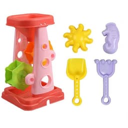 Đồ chơi xô xúc cát 18 chi tiết cho bé đi biển - chơi nhà tắm - xúc hạt muồng muồng 8