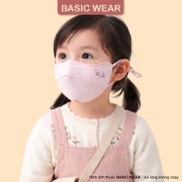 Khẩu Trang Trẻ Em 2-9 Tuổi Chống Nắng UPF 50+ Chống Tia UV Thoáng Khí Mềm Mại Cho Bé KT18 3