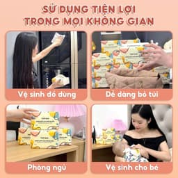 Giấy ăn rút  Đa Sắc Top Gia thùng 30 gói cao cấp 4 lớp dập vân 4D chắc chắn siêu dai, mềm mịn 9