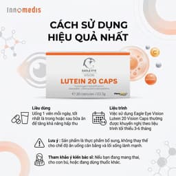 [NHẬP KHẨU ĐỨC] Viên Uống Bổ Mắt Eagle Eye Vision Lutein 20 Caps Ngăn Thoái Hoá Điểm Vàng, Ngăn Tác Hại Ánh Sáng Xanh 2