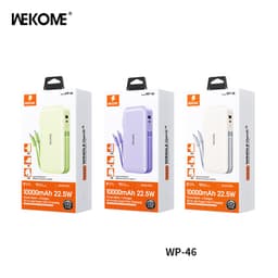 Pin Dự Phòng Sạc Nhanh 22.5W Remax CP-7 10.000mAh và 22.5W Wekome WP-46 10.000mah 6