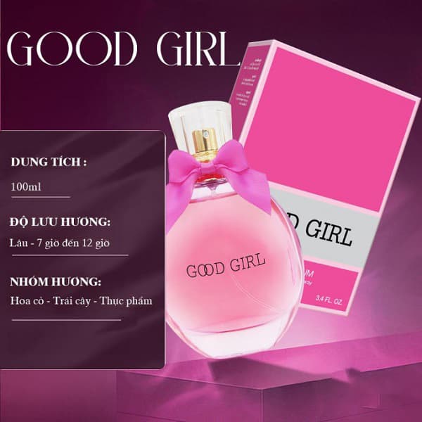 Nước hoa nữ Good Girl – NGỌT NGÀO VÀ QUYẾN RŨ (100ML)
