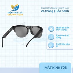 Mắt kính Bluetooth F06 là một sản phẩm công nghệ thông minh, kết hợp giữa thời trang và tiện ích 1
