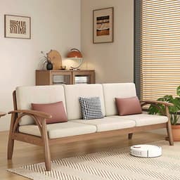 Ghế sofa gỗ đệm nỉ, da VUADECOR VS81 3