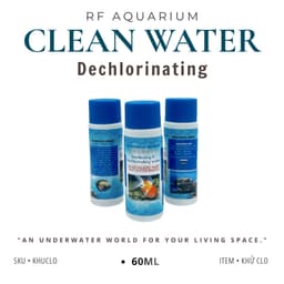 Dung Dịch khử Clo Nước Máy Cho Hồ Cá Mới 1