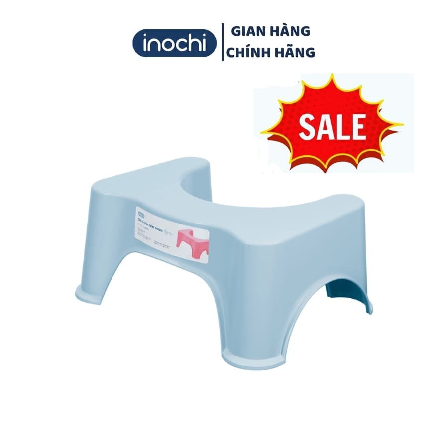 Ghế nhựa kê chân toilet chống trượt inochi cho mọi lứa tuổi, hỗ trợ điều chỉnh tư thế ngồi phù hợp