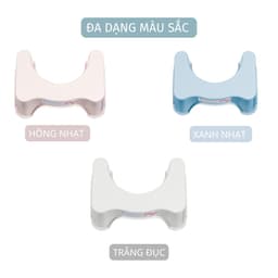 Ghế nhựa kê chân toilet chống trượt inochi cho mọi lứa tuổi, hỗ trợ điều chỉnh tư thế ngồi phù hợp 2
