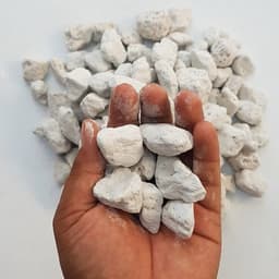 100g Đá bọt Lông Vũ VLL Nham Thạch Trắng Vật Liệu Lọc hồ cá 4