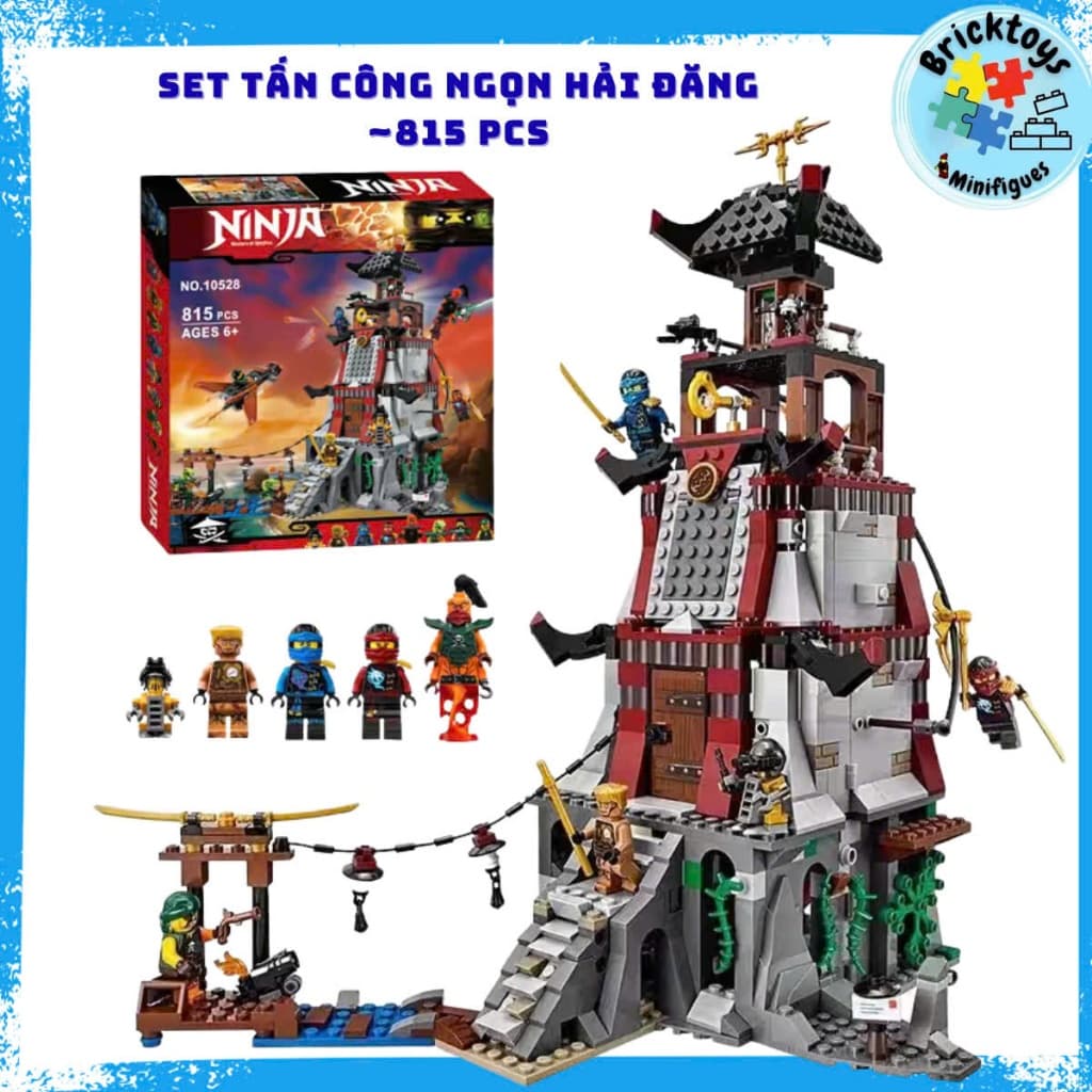 [ Pre Oder ] Đồ chơi mô hình xếp hình set cuộc tấn công ngon hải đăng season 6 - 815 pcs