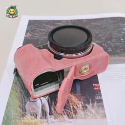 [SẴN] Case bao da Halfcase SONY A5000 A5100 Ốp da bảo vệ máy ảnh 2
