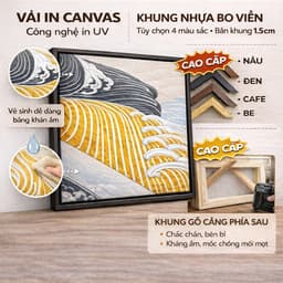 Tranh canvas động vật ngộ nghĩnh, tranh treo tường phòng khách, phòng ngủ, xưởng Printek sản xuất trực tiếp, tặng đinh 8