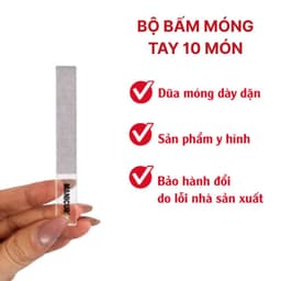 Bộ Cắt Bấm Dũa Móng Tay Chăm Sóc Cá Nhân 10 Món Tiện Lợi[Family's house] 7