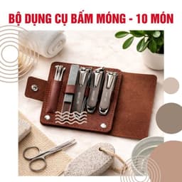 Bộ Cắt Bấm Dũa Móng Tay Chăm Sóc Cá Nhân 10 Món Tiện Lợi[Family's house] 4