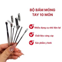 Bộ Cắt Bấm Dũa Móng Tay Chăm Sóc Cá Nhân 10 Món Tiện Lợi[Family's house] 5
