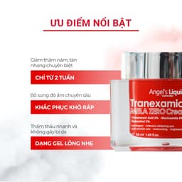 Kem Dưỡng Angel's Liquid Tranexamic Mela Zero Cream 50ml (ĐỎ) Giảm Thâm Nám Chuyên Biệt Skin House 9
