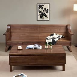 Ghế sofa gỗ đệm nỉ, da có ngăn để đồ VUADECOR VS82 7