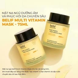 Mặt Nạ Ngủ Belif Multi Beyond Vitamin Mask Dưỡng Sáng, Cấp Ẩm Da Chuyên Sâu 75ml Skin House 9