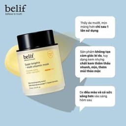 Mặt Nạ Ngủ Belif Multi Beyond Vitamin Mask Dưỡng Sáng, Cấp Ẩm Da Chuyên Sâu 75ml Skin House 7