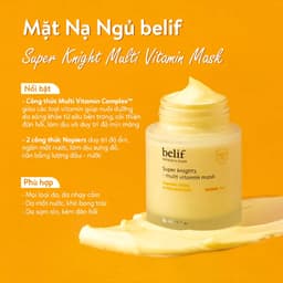 Mặt Nạ Ngủ Belif Multi Beyond Vitamin Mask Dưỡng Sáng, Cấp Ẩm Da Chuyên Sâu 75ml Skin House 3