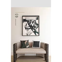 Gối tựa lưng sofa, gối ôm, trang trí nhà cửa họa tiết TRỪU TƯỢNG NÀNG THƠ chất liệu nhung lông 2