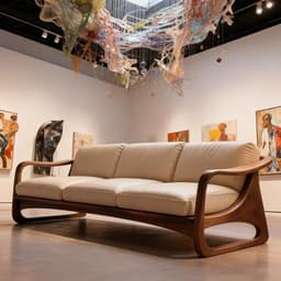 Ghế sofa gỗ tự nhiên đệm nỉ, da VUADECOR VS83 7