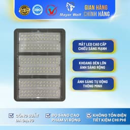 Đèn Đường Năng Lượng Mặt Trời Liền Thể CS 300W MayorWolf Bảo Hành 2 Năm 6