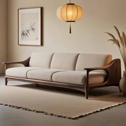 Ghế sofa gỗ tự nhiên đệm nỉ, da VUADECOR VS84 4