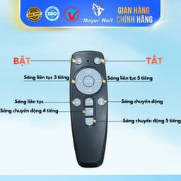 Đèn Bắt Muỗi Diệt Côn Trùng Năng Lượng Mặt Trời LED Tím Xanh MayorWolf 6