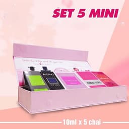 Set 5 chai nước hoa mini 10ml - NGỌT NGÀO, QUYẾN RŨ, LÔI CUỐN, LỊCH LÃM 5