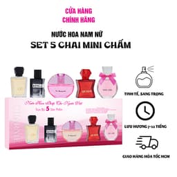 Set 5 chai nước hoa mini 10ml - NGỌT NGÀO, QUYẾN RŨ, LÔI CUỐN, LỊCH LÃM 3