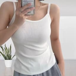 Áo Hai Dây Bigsize Chất Thun Tăm Lạnh Mềm Mịn Co Giãn 4 Chiều Áo Ba Lỗ Nữ Mặc Hè Mát LIMO MS167 9