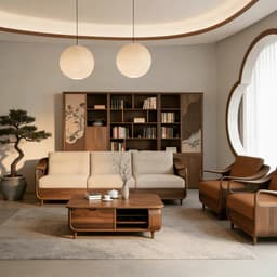 Ghế sofa gỗ tự nhiên đệm nỉ, da VUADECOR VS87 4