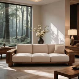 Ghế sofa gỗ tự nhiên đệm nỉ, da VUADECOR VS89 4
