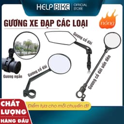 Gương xe đạp các loại siêu nét giúp an toàn hơn khi đạp xe, tiện lợi khi sử dụng - GXD 1