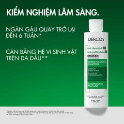 Dầu gội sạch gàu Dercos VICHY 100% chỉ sau 1 lần gội dành cho da dầu & ngứa 200ml SKINCARESHOP 2
