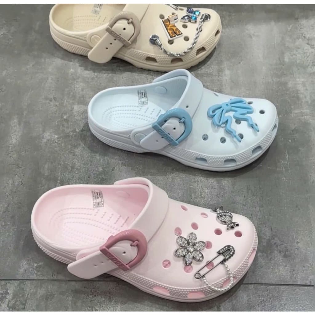 |PPSNK3 | sục CR.classic màu pastel Enamel Buckle êm chân cực xinh