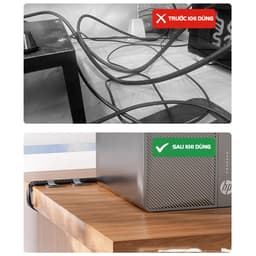 Đai giữ cáp, cố định dây điện LOMO thiết kế thông minh, không cần khoan đục, nẹp gọn gàng không gian nhà bạn 7