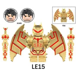 Hellbat Đồ Chơi Lắp Ráp Mô Hình Nhân Vật Người Dơi Super Hero Siêu Anh Hùng LE13 LE14 LE15 4