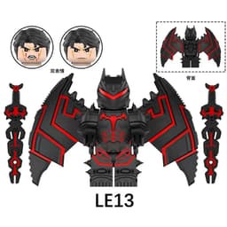Hellbat Đồ Chơi Lắp Ráp Mô Hình Nhân Vật Người Dơi Super Hero Siêu Anh Hùng LE13 LE14 LE15 2