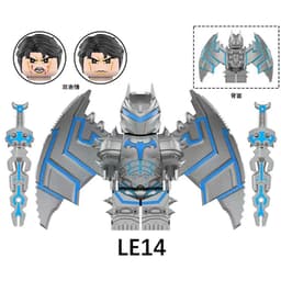 Hellbat Đồ Chơi Lắp Ráp Mô Hình Nhân Vật Người Dơi Super Hero Siêu Anh Hùng LE13 LE14 LE15 3