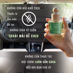 Nước Hoa Ô Tô MIZUKI AROMA Cao Cấp - Nước Hoa Xe Hơi, Tinh Dầu Thơm Ô Tô Mùi Hương Thư Giãn 7