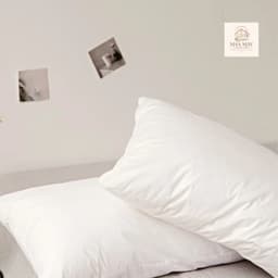 (KÈM VỎ) Ruột Gối Đầu Ép Hơi Pillow Hilton Tiêu Chuẩn Khách Sạn Cao Cấp, Gối Bông Gòn Mềm Mịn Êm Ái - 004 6
