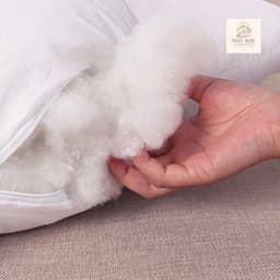 (KÈM VỎ) Ruột Gối Đầu Ép Hơi Pillow Hilton Tiêu Chuẩn Khách Sạn Cao Cấp, Gối Bông Gòn Mềm Mịn Êm Ái - 004 5