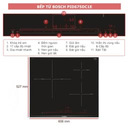 BẾP TỪ BOSCH PID675DC1E SERIE 8 BA VÙNG NẤU CHÍNH HÃNG 3