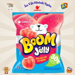 Combo Kẹo dẻo Boom Jelly Orion Đủ Vị Gói Nhỏ 25 gram - HÀNG CHÍNH HÃNG 4