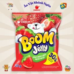 Combo Kẹo dẻo Boom Jelly Orion Đủ Vị Gói Nhỏ 25 gram - HÀNG CHÍNH HÃNG 7
